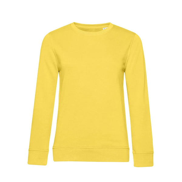 Felpa Organic 280 donna giallo / XS - personalizzabile con logo
