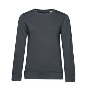 Felpa Organic 280 donna grigio / XS - personalizzabile con logo