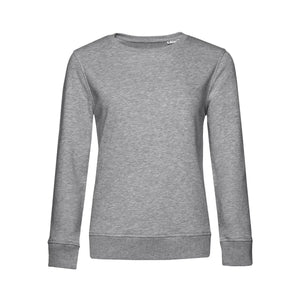 Felpa Organic 280 donna heather grey / XS - personalizzabile con logo