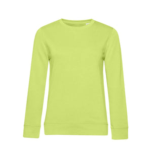 Felpa Organic 280 donna lime / XS - personalizzabile con logo