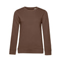 Felpa Organic 280 donna marrone / XS - personalizzabile con logo