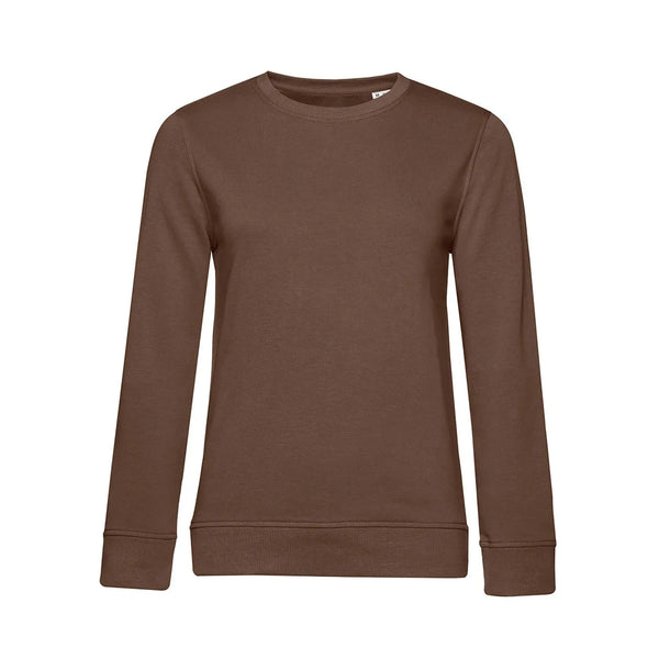 Felpa Organic 280 donna marrone / XS - personalizzabile con logo