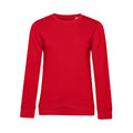 Felpa Organic 280 donna rosso / XS - personalizzabile con logo