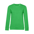 Felpa Organic 280 donna verde / XS - personalizzabile con logo