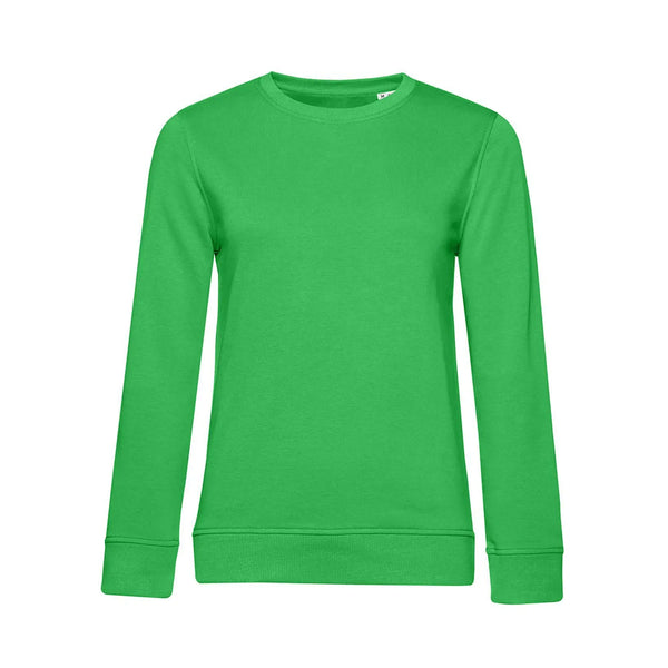 Felpa Organic 280 donna verde / XS - personalizzabile con logo