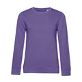 Felpa Organic 280 donna viola / XS - personalizzabile con logo