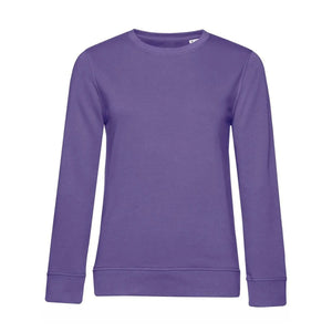 Felpa Organic 280 donna viola / XS - personalizzabile con logo