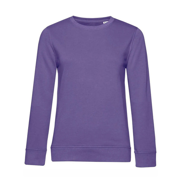 Felpa Organic 280 donna viola / XS - personalizzabile con logo