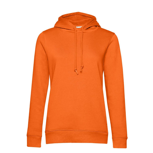 Felpa Organic con cappuccio donna arancione / XS - personalizzabile con logo