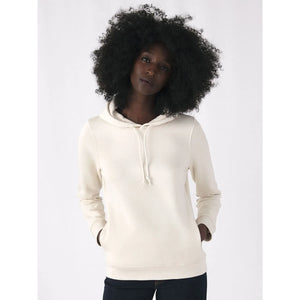 Felpa Organic con cappuccio donna - personalizzabile con logo