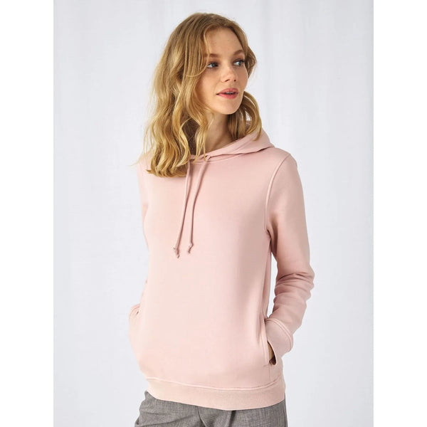 Felpa Organic con cappuccio donna - personalizzabile con logo