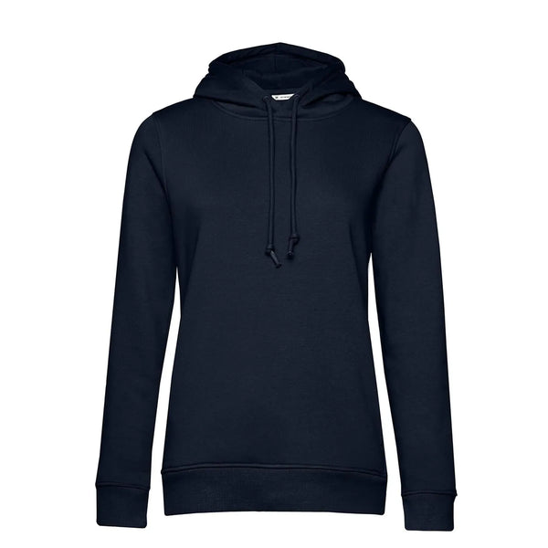 Felpa Organic con cappuccio donna navy blue / XS - personalizzabile con logo
