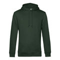Felpa Organic con cappuccio forest green / XS - personalizzabile con logo
