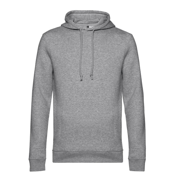 Felpa Organic con cappuccio heather grey / XS - personalizzabile con logo
