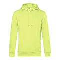 Felpa Organic con cappuccio lime / XS - personalizzabile con logo