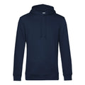 Felpa Organic con cappuccio navy blue / XS - personalizzabile con logo