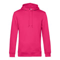 Felpa Organic con cappuccio rosa / XS - personalizzabile con logo