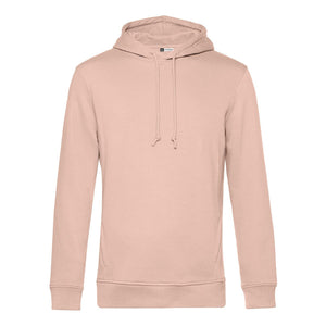 Felpa Organic con cappuccio rosa / XS - personalizzabile con logo