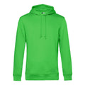 Felpa Organic con cappuccio verde / XS - personalizzabile con logo