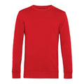 Felpa Organic E280 rosso / XS - personalizzabile con logo