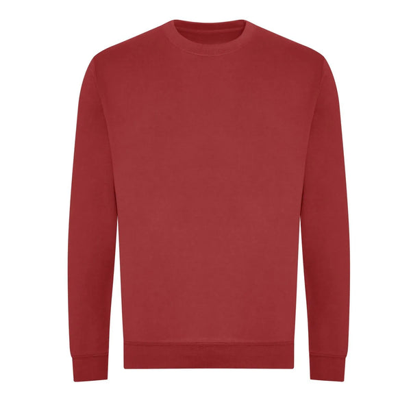 Felpa Organic Sweat rosso / XS - personalizzabile con logo