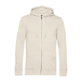 Felpa Organic Zip bianco / XS - personalizzabile con logo