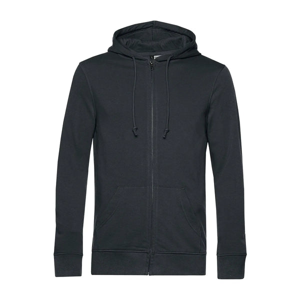Felpa Organic Zip grigio / XS - personalizzabile con logo