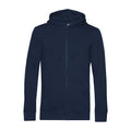Felpa Organic Zip navy blue / XS - personalizzabile con logo