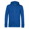 Felpa Organic Zip royal / XS - personalizzabile con logo