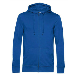 Felpa Organic Zip royal / XS - personalizzabile con logo