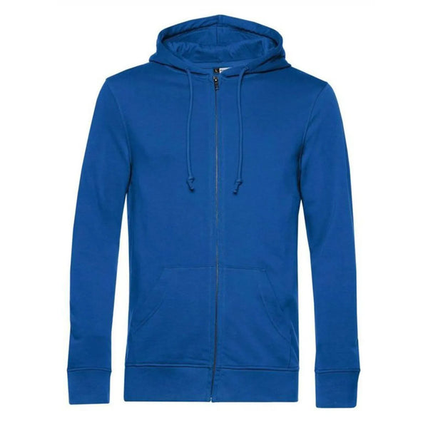 Felpa Organic Zip royal / XS - personalizzabile con logo