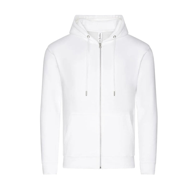 Felpa Organic Zoodie bianco / XS - personalizzabile con logo