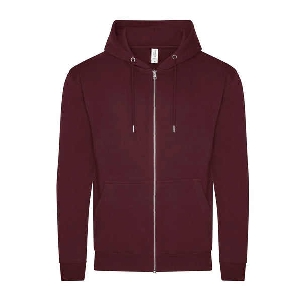 Felpa Organic Zoodie bordeaux / XS - personalizzabile con logo