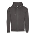 Felpa Organic Zoodie grigio / XS - personalizzabile con logo