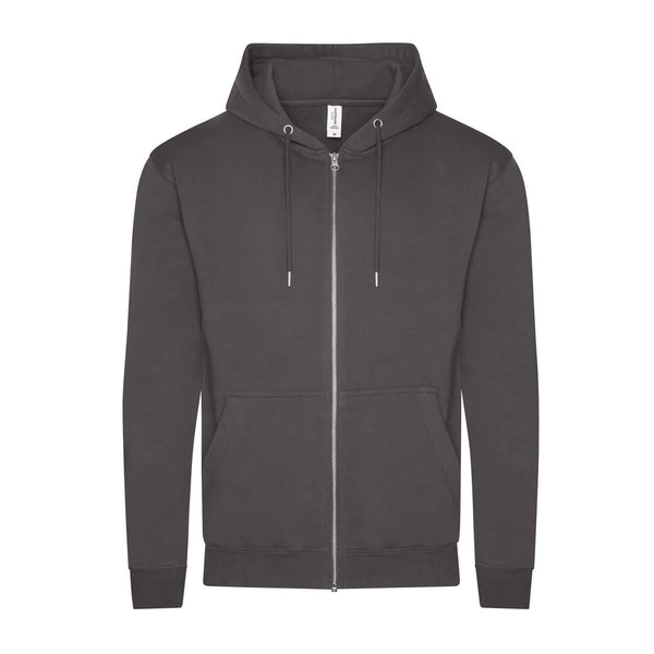 Felpa Organic Zoodie grigio / XS - personalizzabile con logo