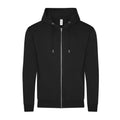 Felpa Organic Zoodie nero / XS - personalizzabile con logo