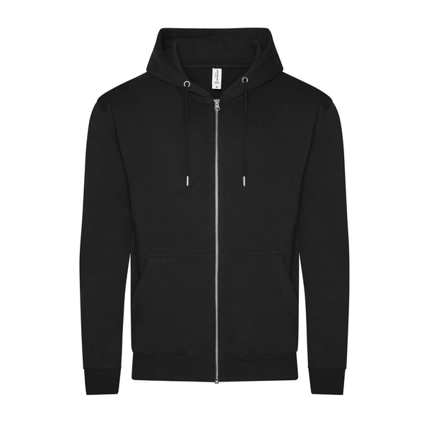 Felpa Organic Zoodie nero / XS - personalizzabile con logo
