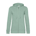 Felpa Organica Zip donna beige / XS - personalizzabile con logo