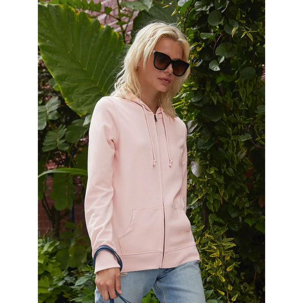Felpa Organica Zip donna - personalizzabile con logo