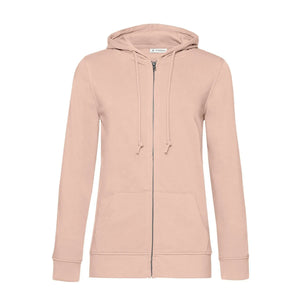 Felpa Organica Zip donna - personalizzabile con logo