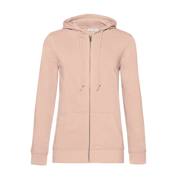 Felpa Organica Zip donna - personalizzabile con logo