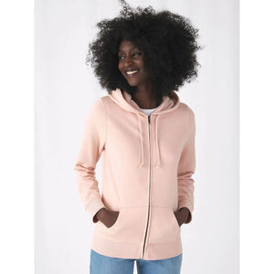 Felpa Organica Zip donna - personalizzabile con logo