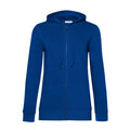 Felpa Organica Zip donna royal / XS - personalizzabile con logo