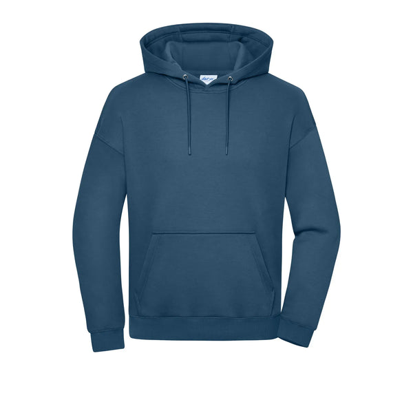 Felpa Oversized  cappuccio Unisex azzurro / XXS - personalizzabile con logo