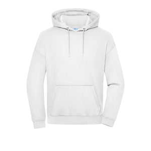 Felpa Oversized  cappuccio Unisex bianco / XXS - personalizzabile con logo