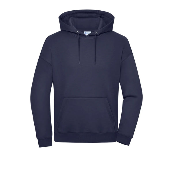 Felpa Oversized  cappuccio Unisex blu / XXS - personalizzabile con logo