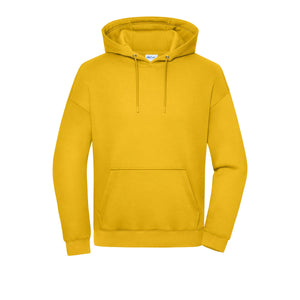 Felpa Oversized  cappuccio Unisex giallo / XXS - personalizzabile con logo