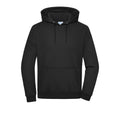 Felpa Oversized  cappuccio Unisex nero / XXS - personalizzabile con logo