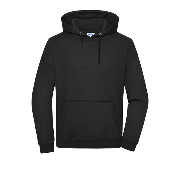 Felpa Oversized  cappuccio Unisex nero / XXS - personalizzabile con logo