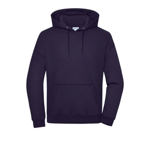 Felpa Oversized  cappuccio Unisex viola / XXS - personalizzabile con logo